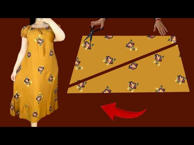  New Idea Summer Trends Dresses ️ Very Easy Very Cute Dress Pattern ️ Sew Only 20 Minute 