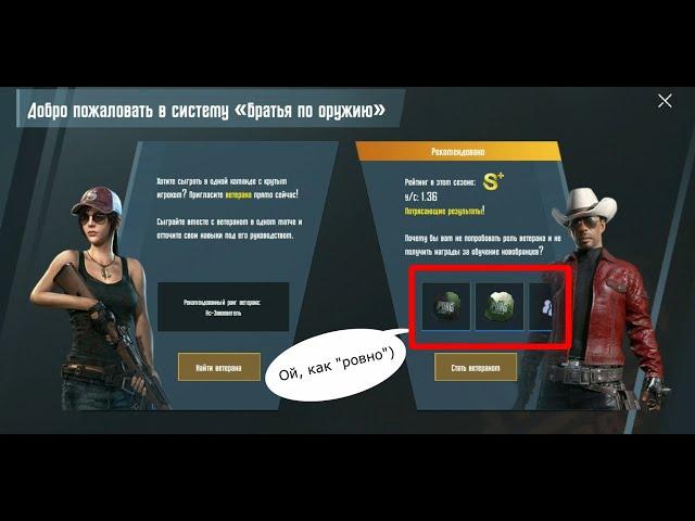 Братья по оружию - новая система в PUBG Mobile (как поднять навыки новичку / пожилые бонусы в игре)