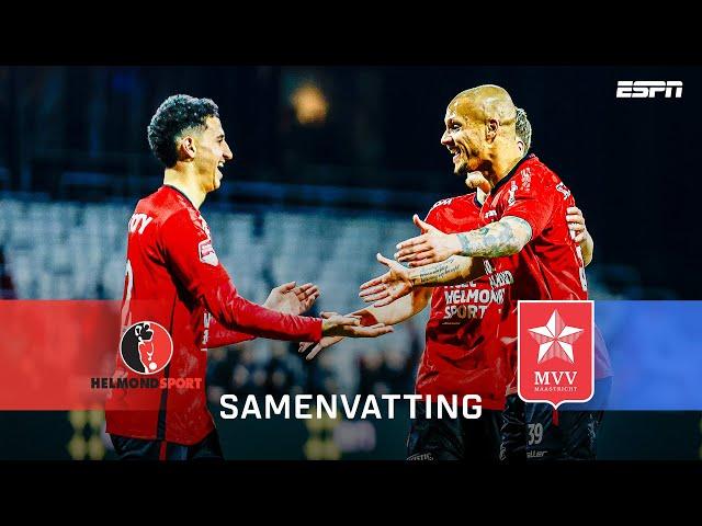 ️ DOELPUNTENREGEN in NIEUW STADION Helmond ️ | Samenvatting Helmond Sport - MVV Maastricht