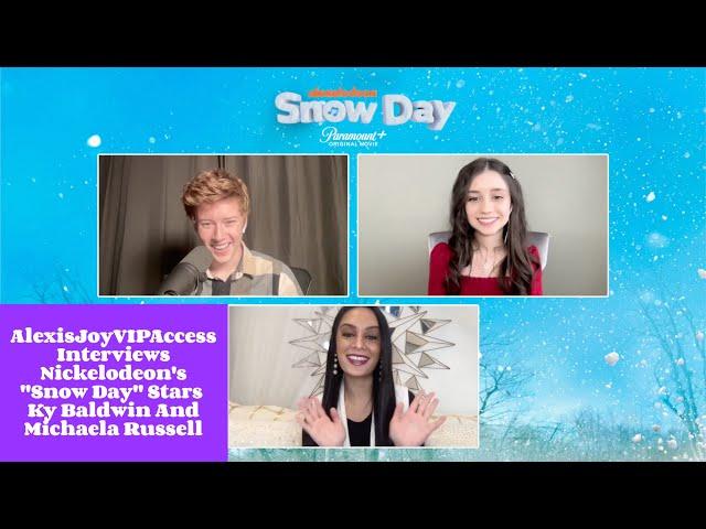 Snow Day Stars Ky Baldwin And Michaela Russell Interview - Talks Dance Numbers & Dream Snow Day