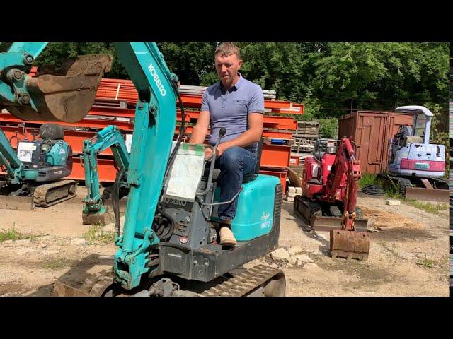 Kobelco sk007-6 / Обзор мини-экскаватора из Японии