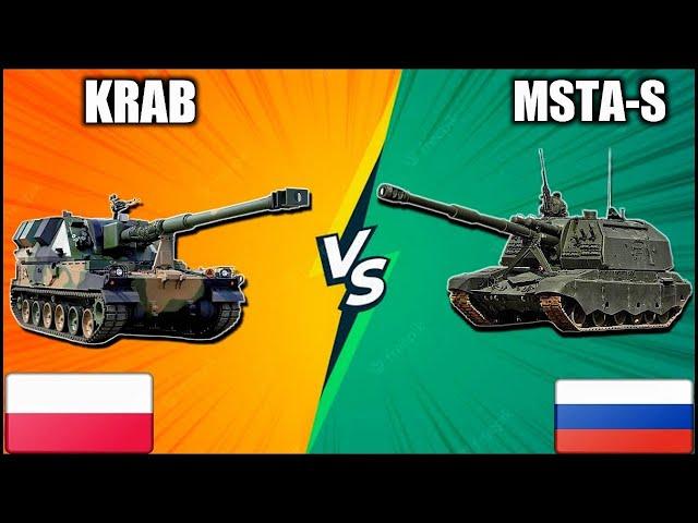 Polish Krab VS Russian Msta-s Howitzer