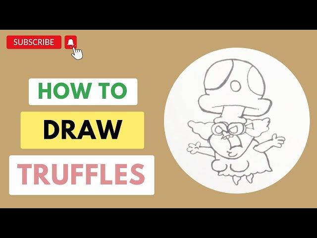 HOW TO DRAW TRUFFLES - CREATIVE DESSERT ART GUIDE