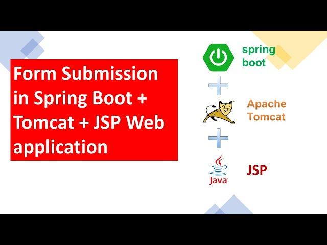 Spring Boot + Tomcat + JSP :  Submit Form/Data