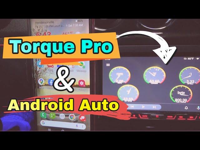 How To Use Torque Pro On Your Head Unit through Android Auto