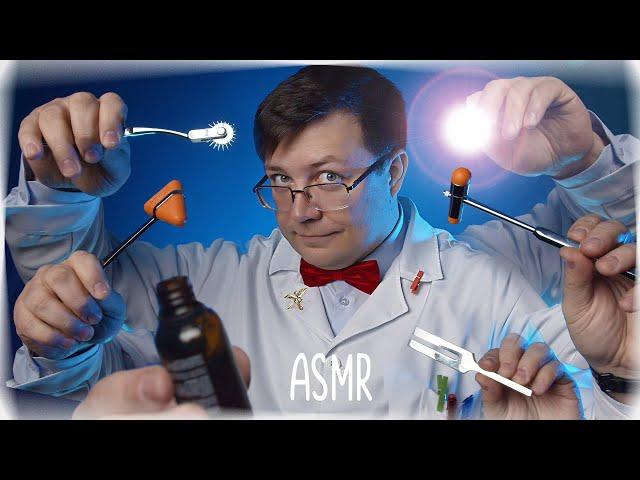 ASMR Neurologist fast examination doctor roleplay (RUS)