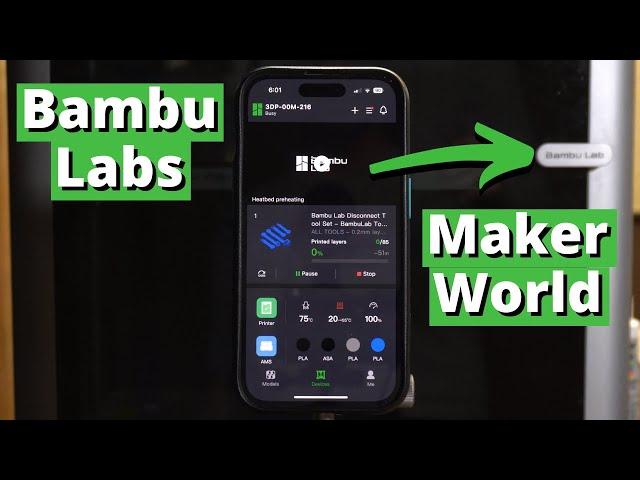 Quick Look at Bambu Labs "Maker World" | File Sharing Platform