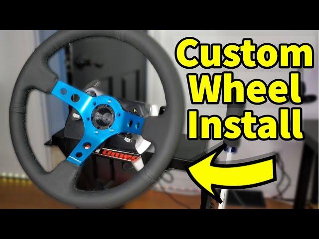 How to Install Custom Steering Wheel Logitech G920 G29 Tutorial