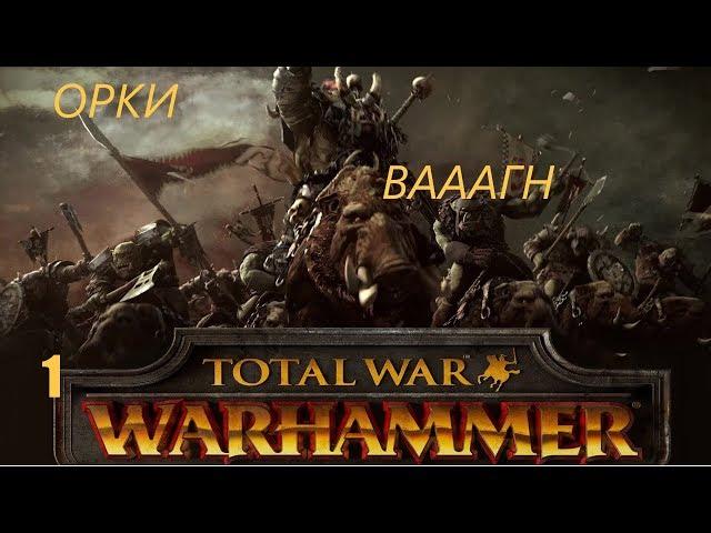 Прохождение  Total War Warhammer за ОРКОВ! Прохождение за Гримгора