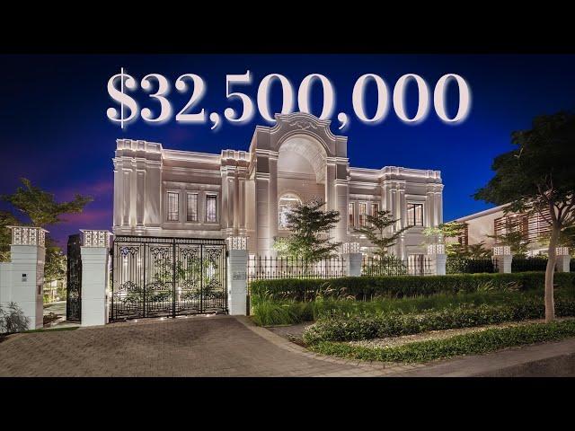 Touring a $32,500,000 MEGA MANSION Designed for ROYALTY - Dubai Hills