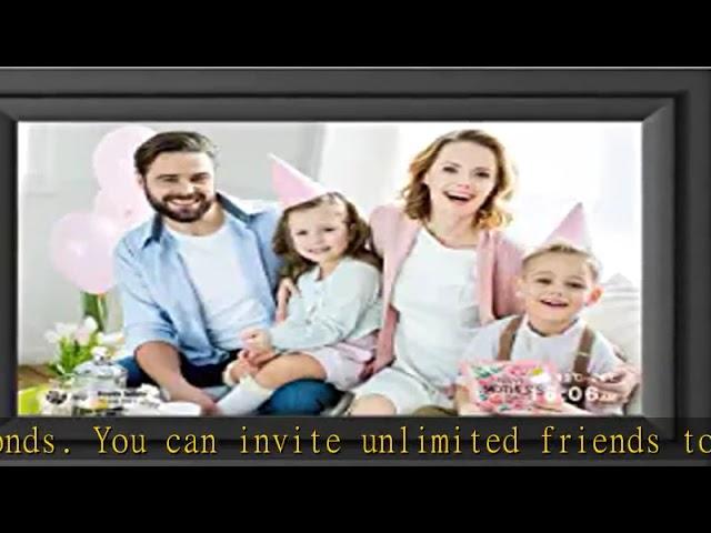 SAMMIX Digital Picture Frame 10.1 Inch WiFi Digital Photo Frame, IPS HD Touch Screen Smart Cloud Ph