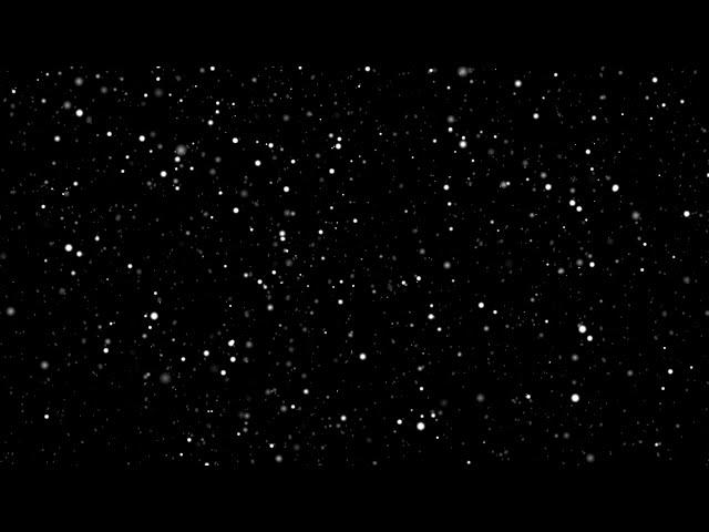 Falling Snow Overlay Background Video Loop ️ Snow Particles on Black 4K Screensaver. Copyright Free