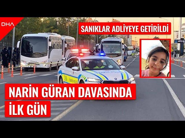 Narin Güran davasının ilk duruşması için tutuklu sanıklar Diyarbakır Adliyesi'ne getirildi