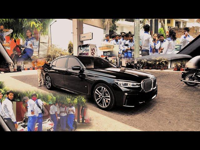 BMW 7 Series 740Li M Sport New Edition || BMW SCHOOL GIRLS REACTION !!!