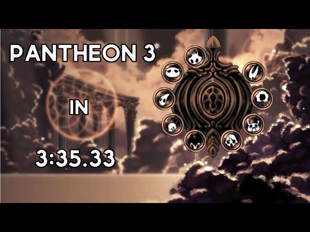 Hollow Knight Speedrun - Pantheon 3 in 3:35.33 (Old World Record)