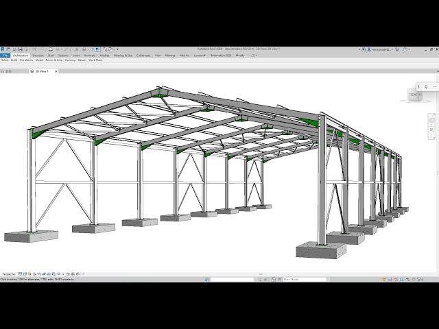 How to make steel structure portal frame in 10 minutes using dynamo