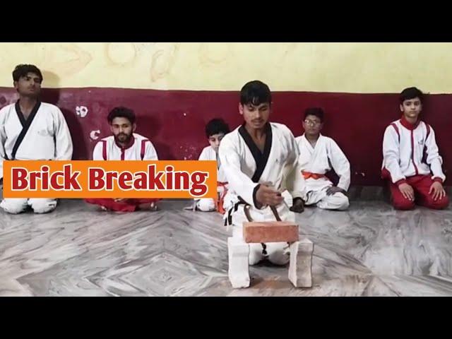 Karate Brick Breaking  @Shorts