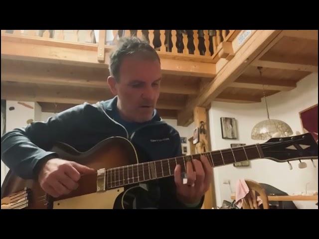 What is possible on an old Archtop guitar | Lignatone completely restored and electrified by LORENZ