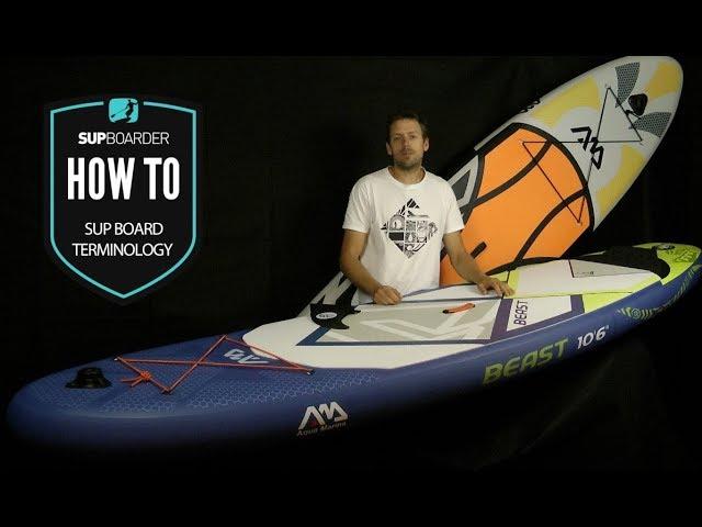 SUP Basics - SUP board terminology / How to video