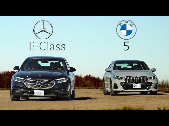 Mercedes Still King Of German Sedans? 2024 BMW 5 Series vs 2024 Mercedes Benz E-Class.