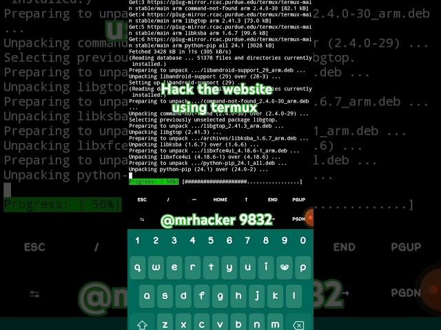 how to do ddos attack with termux #termuxtricks #hacker #ddos #youtubeshort #viralshorts