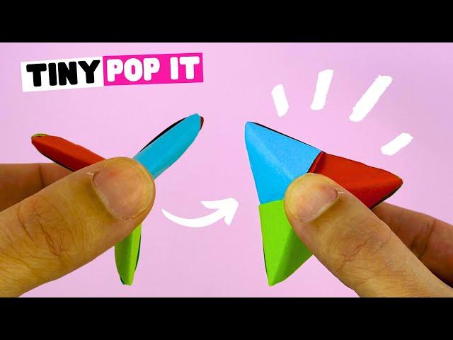 How to make COOL origami POP IT, easy diy pop it origami fidget