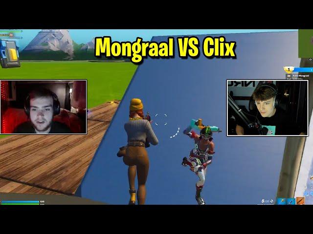 Mongraal VS Clix 1v1 Buildfights!