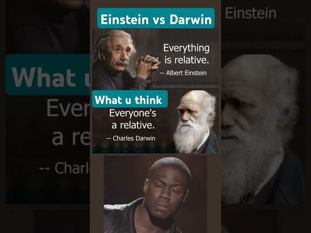 Einstein vs Darwin theory #knowledge #science