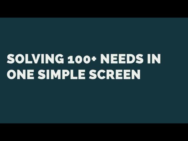 Label LIVE: Solving 100+ Needs in One Simple Screen