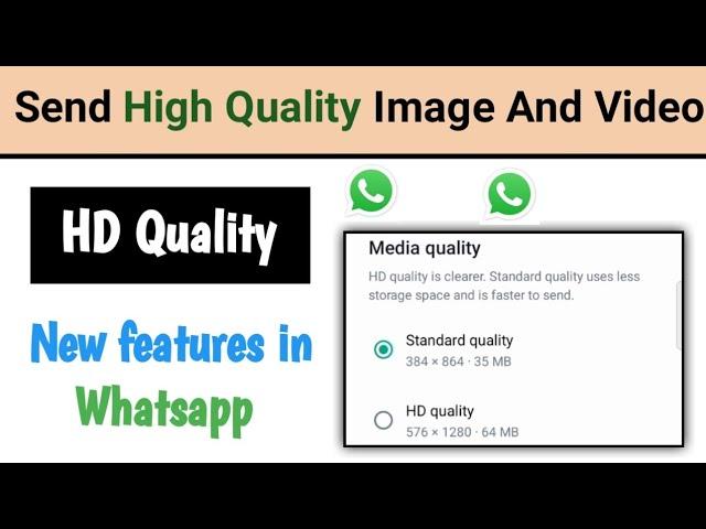 How To Send High Quality Video in Whatsapp | Send High Quality Video Whatsapp |  new features 2023