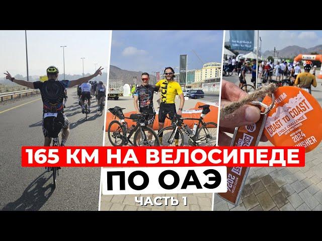 165 км на велосипеде по ОАЭ от Персидского залива к Оманскому. Часть 1