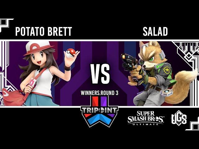 Tripoint Smash 146  -  Winners Round 3  -  Potato Brett(Pokemon Trainer) Vs. Salad(Fox)