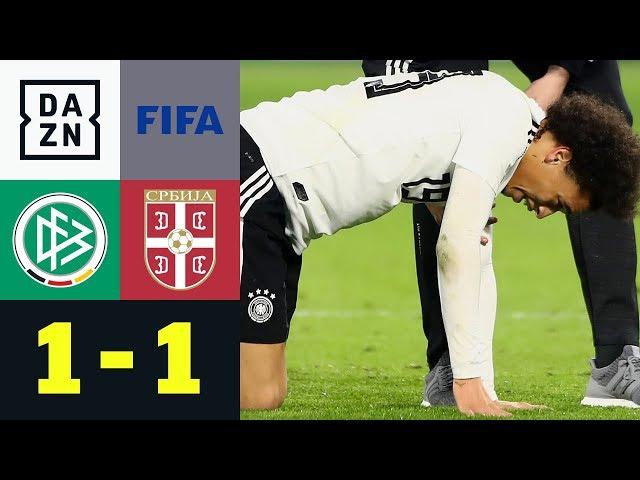 Horror-Foul an Leroy Sane überschattet DFB-Remis: Deutschland - Serbien 1:1 | Testspiele | DAZN