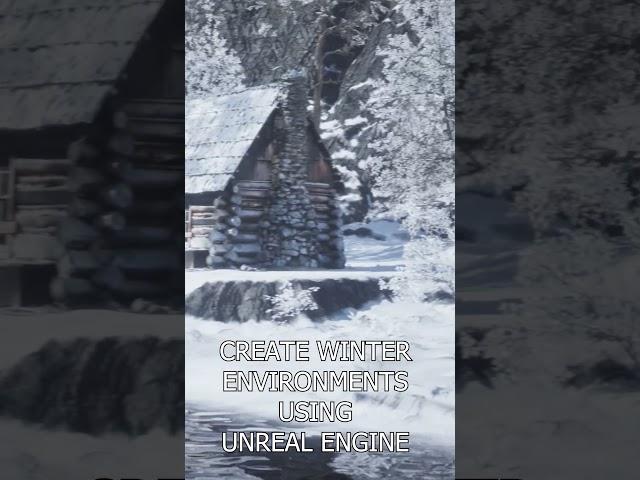 Create Winter Environments Using UE5 #unrealengine5 #unrealengine #tutorial #ue4 #environmentart