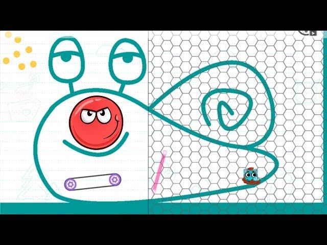 Red Ball 4 Vs Love balls - Love Balls Snail Daily Level Gameplay Walkthrough