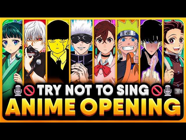 TRY NOT TO SING OR DANCE! ️ (ANIME EDITION) Legendary Anime Openings ⭐