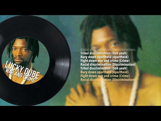 Lucky Dube – War And Crime (Official Lyric Video)