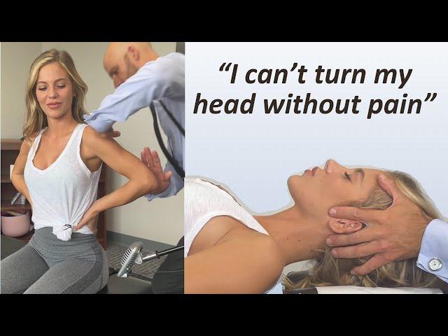 ASMR Spine Cracking ~ 5 Years of Neck & Shoulder Pain Cracked Away by Chiropractor.