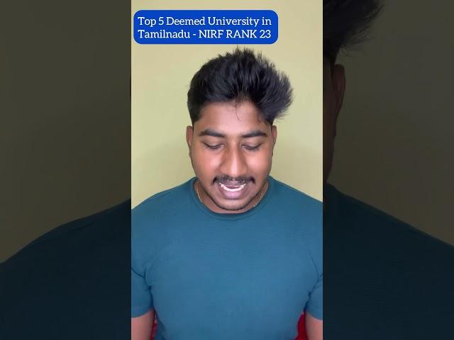 Top 5 Best Colleges for Engineering 2024|Deemed University|NIRF RANK|1 Crore Salary/Year Job
