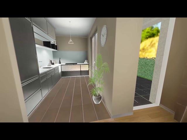 VR Begehung | Dichtervillen in Karlshorst | 2 Zi.-Wohnung Villa Gorki (Bau-Nr. 2.2)