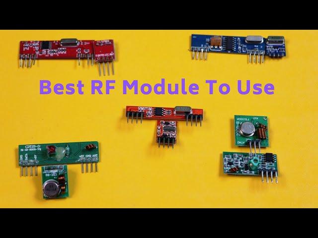 Which RF Module is better for the Long Range