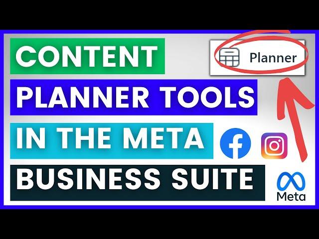 How To Use Content Planner Calendar Tool In Meta Business Suite? [in 2024]