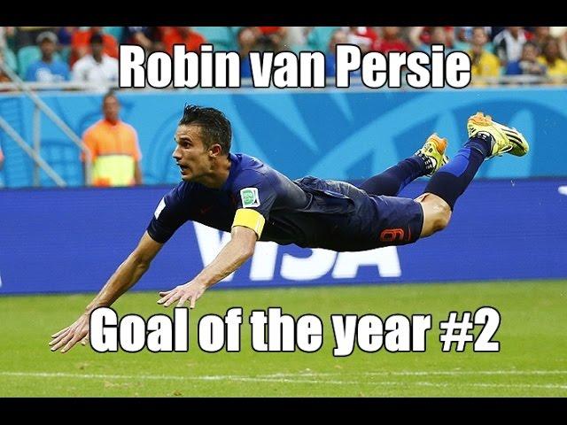 Robin van Persie goal of the year #2/ Гол года #2 Робин Ван Перси