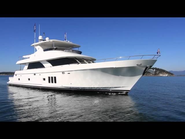 Ocean Alexander 82 intercept by YachtVid