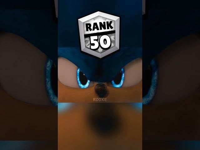 Brawl Stars Sonic Rank UP #shorts #brawlstars