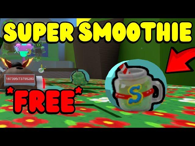 How To GET a *FREE* Super Smoothie in Bee Swarm Simulator