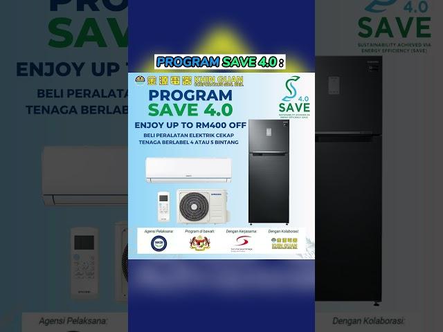 PROGRAM SAVE 4.0 : RM400 Voucher for Electrical Products at Khin Guan Corporation Sdn Bhd #shorts