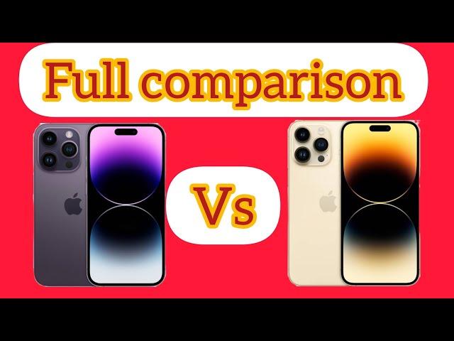 Full comparison between iPhone 14 Pro and iPhone 14 Pro Max ll which is better