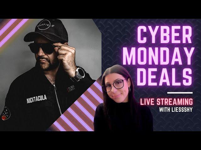 Cyber Monday Tech Deals for Gamers & Creators! | with Techtacula & @Liessshy