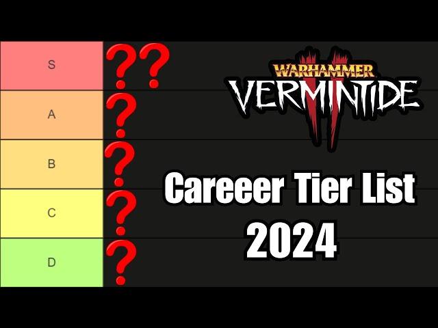 The Official 2024 PvE Vermintide 2 Career Tier List (Cataclysm+)